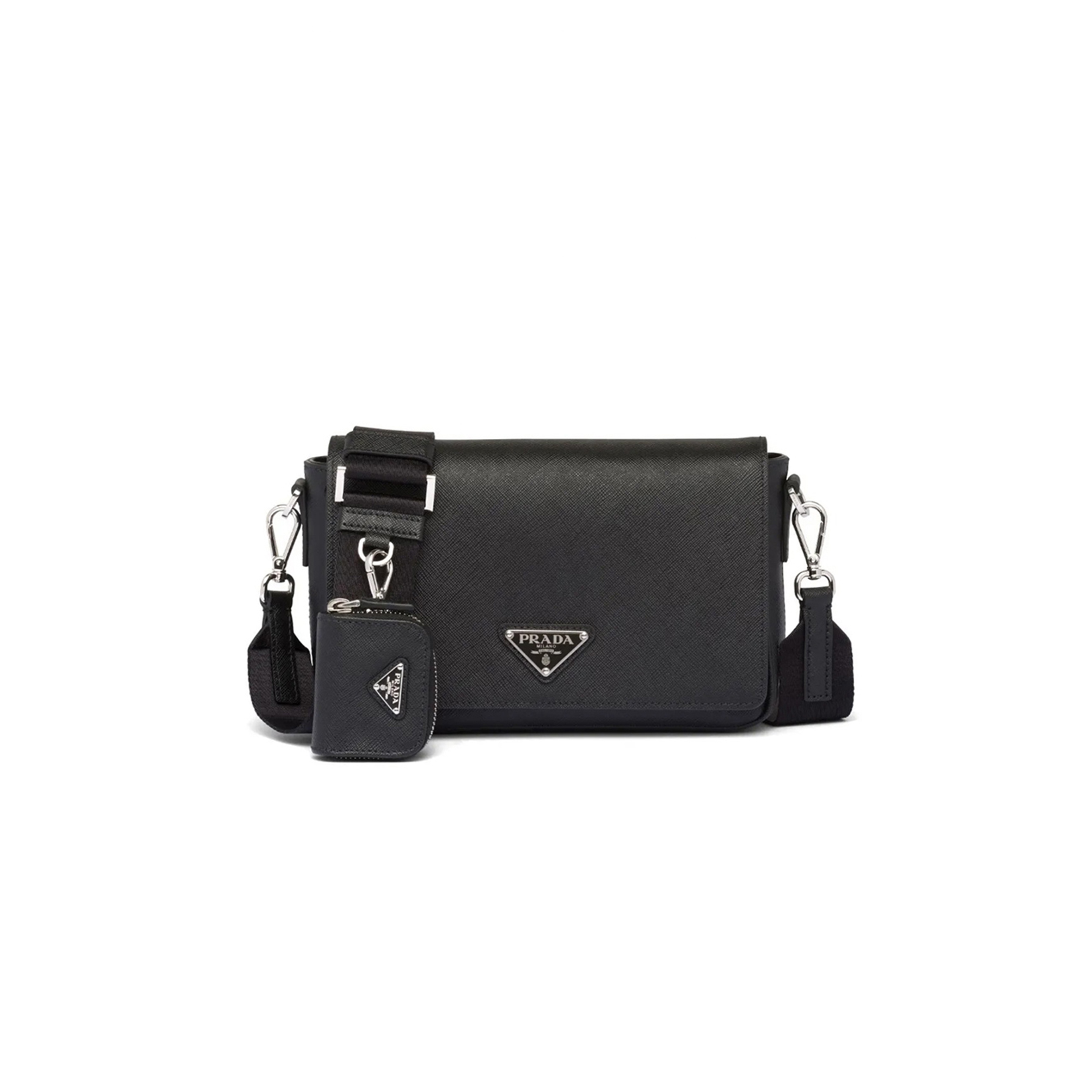 PRADA SAFFIANO LEATHER SHOULDER BAG 2VD059 (22*14.5*5cm)